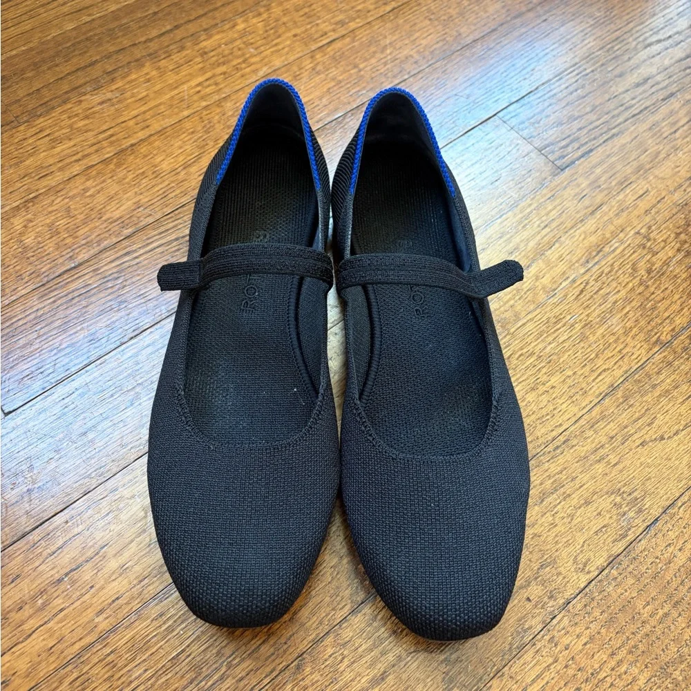 Black Rothy’s Square Toe Mary Janes - Picture 1 of 8